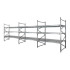 Rayonnage industriel mi-lourd. Hauteur 2500 mm. 3 niveaux. Configuration 1 départ et 2 suivants Rayonnage industriel mi-lourd. Hauteur 2500 mm. 3 niveaux. Configuration 1 départ et 2 suivants