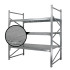 Zoom sur les tablettes galvanisées du rayonnage indutriel mi-lourd. Hauteur 3000 mm Zoom sur les tablettes galvanisées du rayonnage indutriel mi-lourd. Hauteur 3000 mm