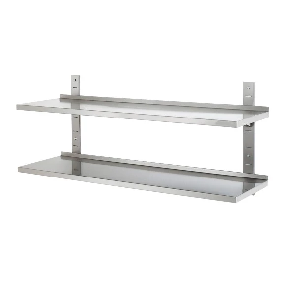 ETAGERE INOX AVEC CONSOLE 