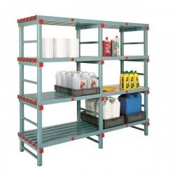 Rayonnage alimentaire en résine