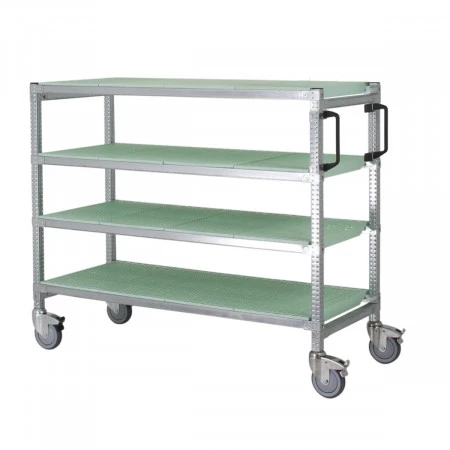 Rayonnage alimentaire mobile en inox Rayonnage alimentaire mobile en inox