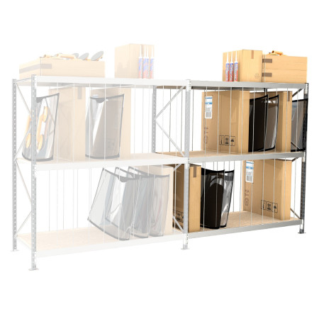 Rayonnage pour stocker les pare-brises Rayonnage pour stocker les pare-brises