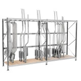 Rayonnage pour stocker les pièces d'échappement Rayonnage pour stocker les pièces d'échappement
