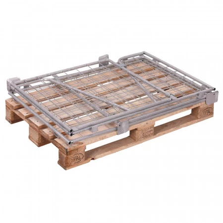 Rehausse palette galvanisée avec ouverture en V Rehausse palette galvanisée avec ouverture en V