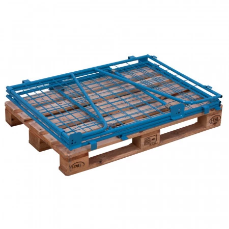Rehausse palette grillagée avec ouverture en V Rehausse palette grillagée avec ouverture en V