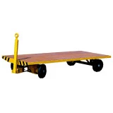 Remorque industrielle tractable sur fusées articulées Remorque industrielle tractable sur fusées articulées