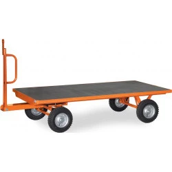 Remorque tractable 2 essieux directeurs