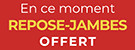 Repose-jambes offert