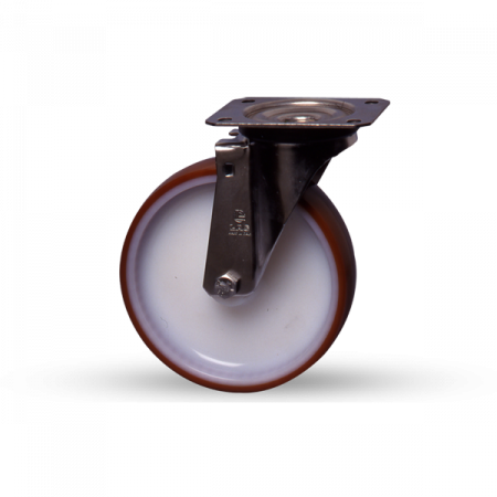 Roulette pivotante acier inoxydable Roulette pivotante acier inoxydable