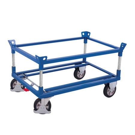 Chariot porte-palettes avec cadre rehaussé charge 1200 kg Chariot porte-palettes avec cadre rehaussé charge 1200 kg