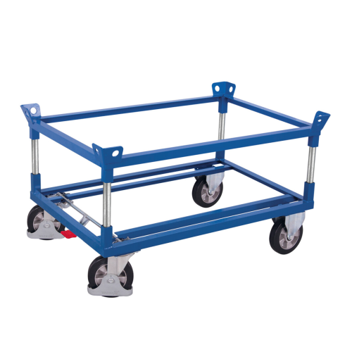 Chariot porte-palettes avec cadre rehaussé charge 1200 kg