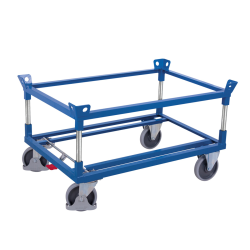 Chariot porte-palettes avec cadre rehaussé charge 500 kg