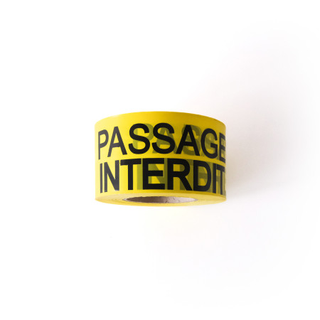 Ruban de balisage « Entrée Interdite » | Rubalises | Axess Industries