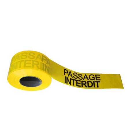 Ruban de balisage « Entrée Interdite » Ruban de balisage « Entrée Interdite »