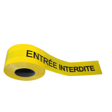 Ruban de balisage « Entrée Interdite » | Rubalises | Axess Industries
