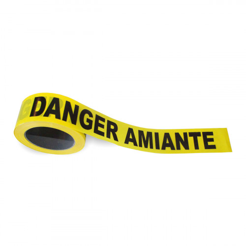 Ruban de signalisation « Danger Amiante »