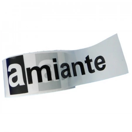 Ruban de signalisation « Danger Amiante » Ruban de signalisation « Danger Amiante »
