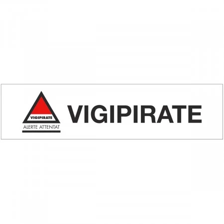 Ruban de signalisation « Plan Vigipirate » Ruban de signalisation « Plan Vigipirate »