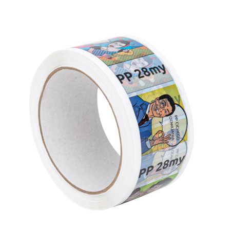 Adhésif polypropylène silencieux personnalisable 50mm x 100m Adhésif polypropylène silencieux personnalisable 50mm x 100m