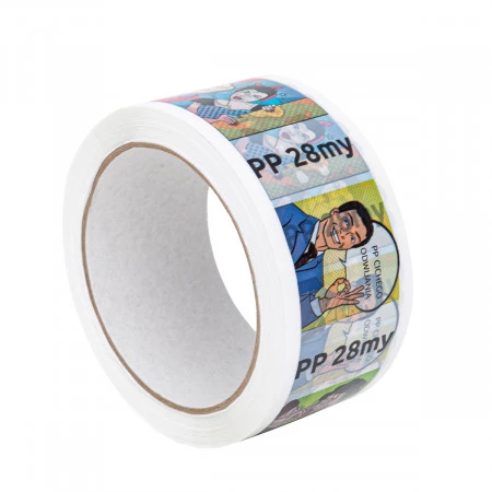 Adhésif polypropylène silencieux personnalisable 50mm x 66m Adhésif polypropylène silencieux personnalisable 50mm x 66m
