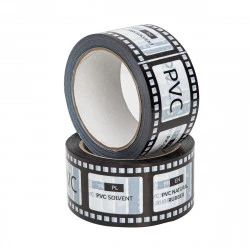 Ruban adhésif d'emballage PVC personnalisable 50mm x 100m