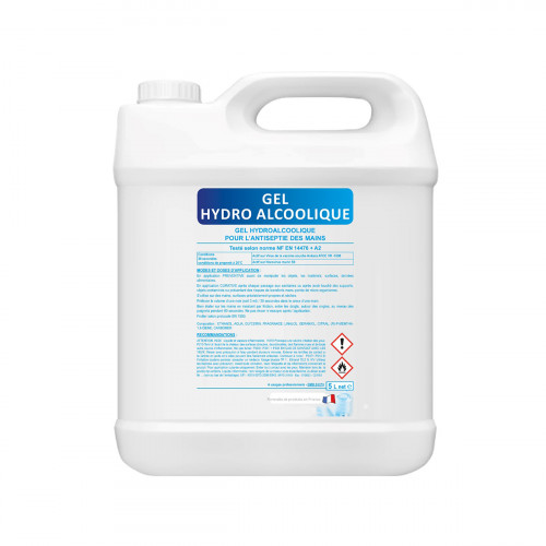 Bidon de 5 L de gel hydroalcoolique