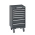 40402021 - Armoire Roulante CUBIO SLR-558-71 - Avec 7 Tiroirs + Dessus Rebords/Tapis - LxPxH: 525x525x985mm - Full Gris Anthracite RAL 7016 40402021 - Armoire Roulante CUBIO SLR-558-71 - Avec 7 Tiroirs + Dessus Rebords/Tapis - LxPxH: 525x525x985mm - Full Gris Anthracite RAL 7016