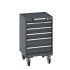 40402132 - Armoire Roulante CUBIO SLR-557-53 - Avec 5 Tiroirs + Dessus Rebords/Tapis - LxPxH: 525x525x885mm - Full Gris Anthracite RAL 7016 40402132 - Armoire Roulante CUBIO SLR-557-53 - Avec 5 Tiroirs + Dessus Rebords/Tapis - LxPxH: 525x525x885mm - Full Gris Anthracite RAL 7016