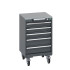 40402138 - Armoire Roulante CUBIO SLR-557-53 - Avec 5 Tiroirs + Dessus Lino - LxPxH: 525x525x890mm - Full Gris Anthracite RAL 7016 40402138 - Armoire Roulante CUBIO SLR-557-53 - Avec 5 Tiroirs + Dessus Lino - LxPxH: 525x525x890mm - Full Gris Anthracite RAL 7016