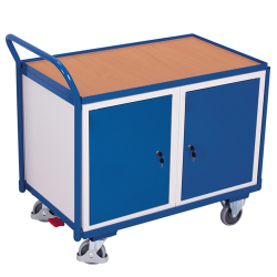 Desserte mobile 2 coffres