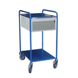 Servante d'atelier 2 plateaux + 1 tiroir 635 x 470 mm 250 kg Servante d'atelier 2 plateaux + 1 tiroir 635 x 470 mm 250 kg