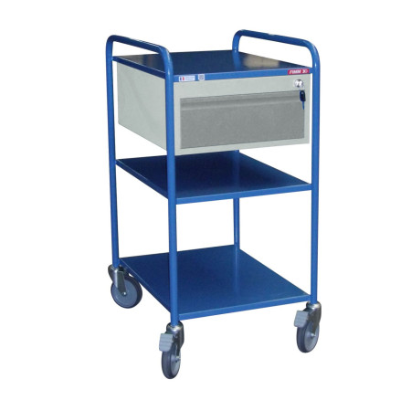 Servante d'atelier 3 plateaux + 1 tiroir 635 x 470 mm 250 kg Servante d'atelier 3 plateaux + 1 tiroir 635 x 470 mm 250 kg