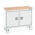 41006001 - Desserte de Maintenance CUBIO Mpx - 2 Compartiments a Porte - LxPxH: 1050x525x890mm - Gris Clair RAL 7035 41006001 - Desserte de Maintenance CUBIO Mpx - 2 Compartiments a Porte - LxPxH: 1050x525x890mm - Gris Clair RAL 7035