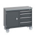 41006005 - Desserte de Maintenance CUBIO Lino - Compartiment a Porte + 4 Tiroirs - LxPxH: 1050x525x890mm - Full Gris Anthracite RAL 7016 41006005 - Desserte de Maintenance CUBIO Lino - Compartiment a Porte + 4 Tiroirs - LxPxH: 1050x525x890mm - Full Gris Anthracite RAL 7016