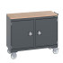 41006001 - Desserte de Maintenance CUBIO Mpx - 2 Compartiments a Porte - LxPxH: 1050x525x890mm - Full Gris Anthracite RAL 7016 41006001 - Desserte de Maintenance CUBIO Mpx - 2 Compartiments a Porte - LxPxH: 1050x525x890mm - Full Gris Anthracite RAL 7016