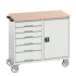 16927124 - VERSO Desserte Maintenance - Avec 6 tiroirs, porte et dessus mpx - LxPxH: 1050x600x980mm - Gris Clair RAL 7035 16927124 - VERSO Desserte Maintenance - Avec 6 tiroirs, porte et dessus mpx - LxPxH: 1050x600x980mm - Gris Clair RAL 7035