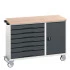 16927157 - VERSO Desserte Maintenance - 7 tiroirs, porte et dessus mpx - LxPxH: 1300x600x980mm - Gris Anthracite RAL 7016 16927157 - VERSO Desserte Maintenance - 7 tiroirs, porte et dessus mpx - LxPxH: 1300x600x980mm - Gris Anthracite RAL 7016