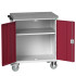 16927012 - Desserte Maintenance VERSO - Avec 1 Tablette, Portes et Dessus Lino - LxPxH: 800x550x980mm - Rouge Pourpre RAL 3004 16927012 - Desserte Maintenance VERSO - Avec 1 Tablette, Portes et Dessus Lino - LxPxH: 800x550x980mm - Rouge Pourpre RAL 3004