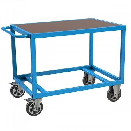 Servante établi plateaux bois pour charge lourde - Roues caoutchoucs - Charge 1000 Kg Servante établi plateaux bois pour charge lourde - Roues caoutchoucs - Charge 1000 Kg