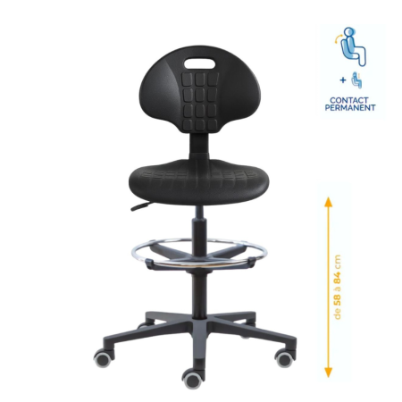 Chaise ergonomique en polyuréthane Chaise ergonomique en polyuréthane