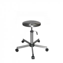 Tabouret tout inox