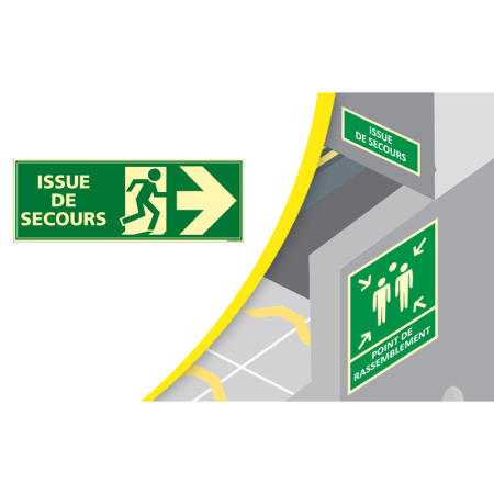 Signalétique de secours et consignes d'urgence Signalétique de secours et consignes d'urgence