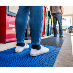 Tapis antidérapant économique avec marquage alterné