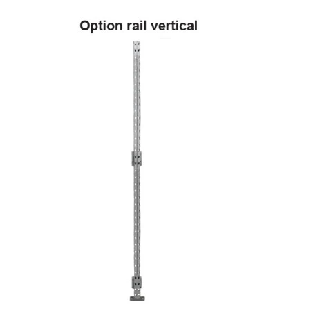 Rail vertical pour rack à couronnes
