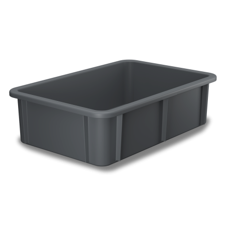 Bac plastique alimentaire bord en U - 30 à 60 L Bac plastique alimentaire bord en U - 30 à 60 L