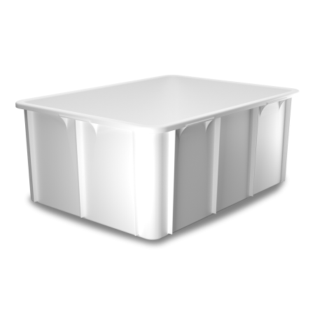 Bac plastique  alimentaire bord en U - 80 à 120 L