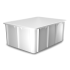 Bac plastique alimentaire bord en U - 80 à 120 L Bac plastique alimentaire bord en U - 80 à 120 L