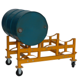 Rack à fût avec support sur roulettes Rack à fût avec support sur roulettes
