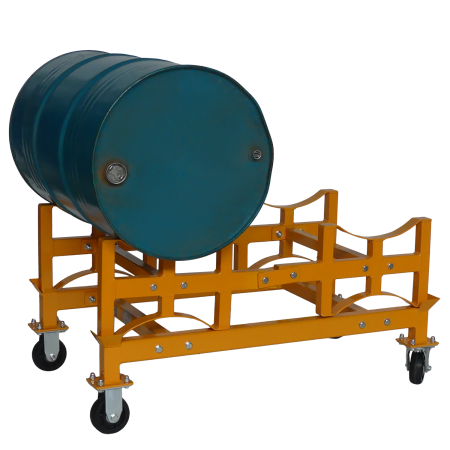 Rack à fût avec support sur roulettes