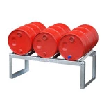 Support en acier pour 1 à 3 fûts de 60 litres Support en acier pour 1 à 3 fûts de 60 litres